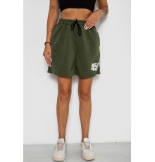 Шорти жіночі з принтом, колір хакі, 238R456