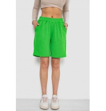 Шорти жіночі в рубчик, колір зелений, 238R110