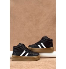 Кросівки жіночі демісезонні, колір чорно-білий, 248RWA180-5