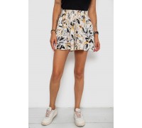 Шорти жіночі з принтом, колір молочний, 102R5256-7