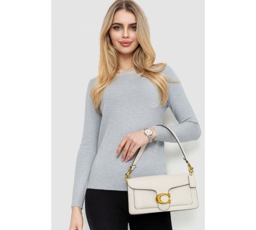 Кофта жіноча однотонна, колір сірий, 244R2033-1