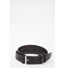 Чоловічий шкіряний ремінь, чорного кольору, 196R35Y1W5-3