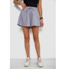 Шорти жіночі однотонні, колір сірий, 102R5256-6