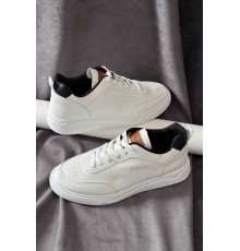 Кеды мужские, цвет бело-черный, 248RR127 Кеды мужские, цвет бело-черный, 248RR127