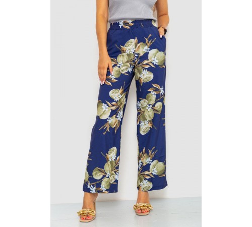 Штани жіночі, колір синьо-оливковий, 172R073