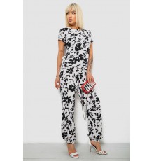 Костюм жіночий повсякденний з принтом, колір молочний, 257R815