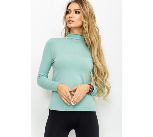 Гольф трикотажний жіночий, колір світло-оливковий, 131R152034