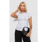 Сорочка класична в смужку, колір білий, 230R667-1