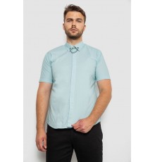 Рубашка мужская однотонная, цвет мятный, 214R6917