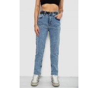 Джинси жіночі MOM стрейч, колір синій, 244R00549