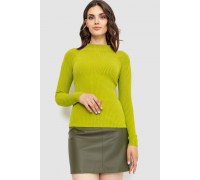 Гольф жіночий однотонний, колір оливковий, 204R016