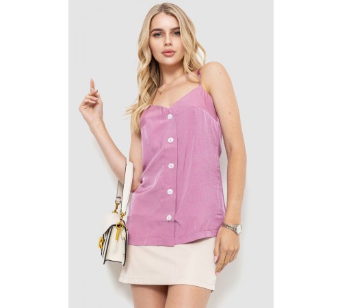 Блуза на бретелях, колір темно-рожевий, 102R215