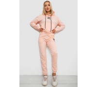 Спортивный костюм женский двухнитка, цвет персиковый, 214R1419-003