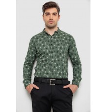 Сорочка чоловіча з принтом, колір хакі, 214R808