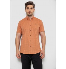 Сорочка чоловіча з принтом, колір помаранчевий, 214R4564-4 Сорочка чоловіча з принтом, колір помаранчевий, 214R4564-4