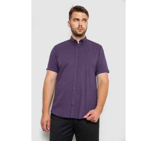 Рубашка мужская с принтом, цвет синий, 214R4564-4