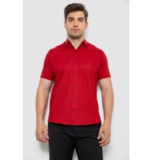 Рубашка мужская с принтом, цвет бордовый, 214R7328