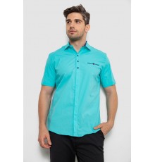 Рубашка мужская классическая, цвет бирюзовый, 214R7114-1