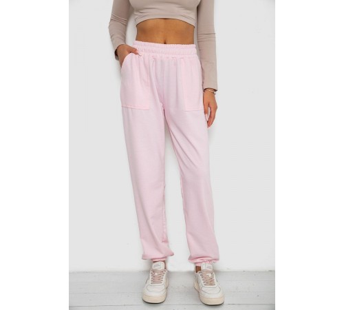 Спортивні штани жіночі, колір рожевий, 238R347-1