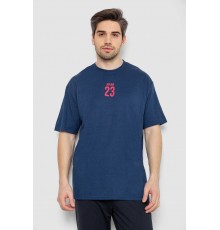 Футболка чоловіча з принтом, колір синій, 244R7024