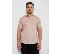 Рубашка мужская однотонная, цвет пудровый, 214R7327-2