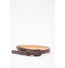 Женский ремень из кожзама, коричневого цвета, 196RL1010W18 Женский ремень из кожзама, коричневого цвета, 196RL1010W18