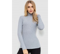 Гольф женский однотонный, цвет светло-серый, 204R043