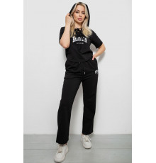 Спортивный костюм женский, цвет черный, 221R106 Спортивный костюм женский, цвет черный, 221R106