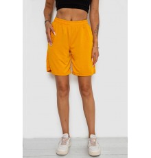 Шорти жіночі однотонні, колір жовтий, 238R57820