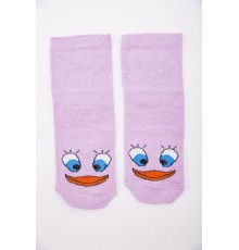 Бузкові жіночі шкарпетки, з принтом, середньої довжини, 167R337