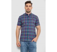 Рубашка мужская в клетку, цвет разноцвет , 214R831