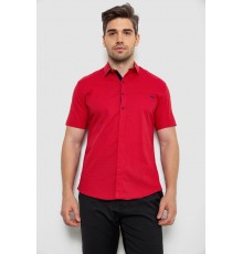 Рубашка мужская с принтом, цвет красный, 214R7144