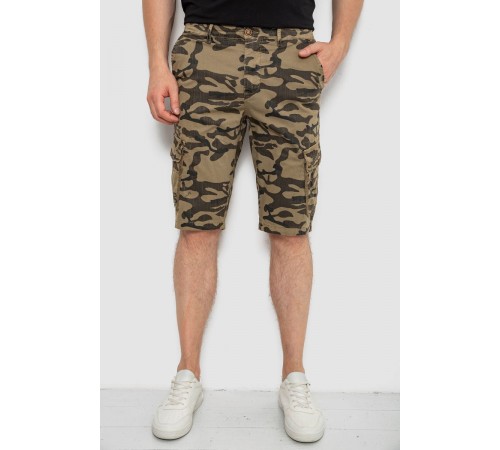 Шорты мужские милитари, цвет бежевый, 244R108-10