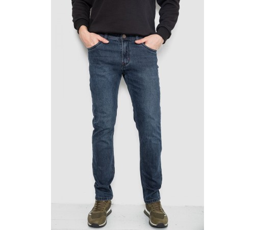 Джинсы мужские демисезонные, цвет темно-синий, 243R8689-3
