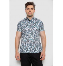 Рубашка мужская с коротким рукавом, цвет разноцвет , 214R582