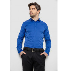 Рубашка мужская однотонная, цвет электрик, 186R6917