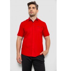 Рубашка мужская классическая, цвет красный, 214R7116-1 Рубашка мужская классическая, цвет красный, 214R7116-1