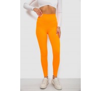 Лосини однотонні в рубчик, колір помаранчевий, 244R312-5