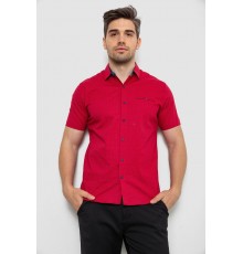 Сорочка чоловіча з принтом, колір червоний, 214R7143-1 Сорочка чоловіча з принтом, колір червоний, 214R7143-1