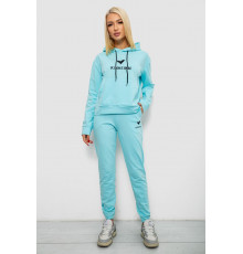 Спортивный костюм женский двухнитка, цвет голубой, 214R1419-007