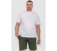 Футболка мужская с принтом, цвет молочный, 241R2004