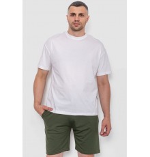 Футболка мужская с принтом, цвет молочный, 241R2004