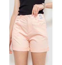 Шорти жіночі стрейчові, колір світло-персиковий, 214R653