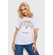 Футболка жіноча, колір білий, 244R4585