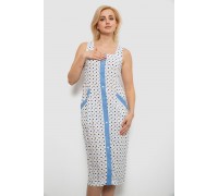 Сарафан жіночий в горошок, колір білий, 230R029-1