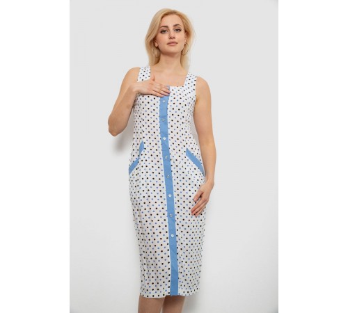 Сарафан жіночий в горошок, колір білий, 230R029-1