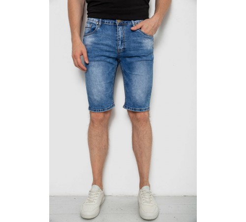 Шорты мужские джинсовые, цвет синий, 244RLS22-0210X