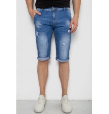 Шорты мужские джинсовые, цвет синий, 244RLS22-0216