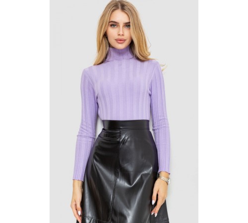 Гольф жіночий однотонний, колір бузковий, 204R056