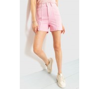 Джинсові шорти жіночі, колір рожевий, 214R245